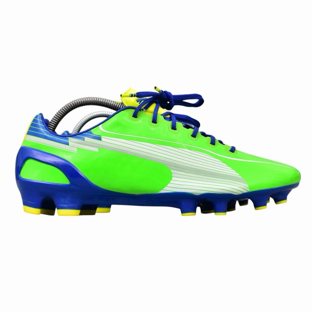 PUMA evoSPEED 1 SG Football Soccer Boots Cleats Men’s Size 10 Neon Green